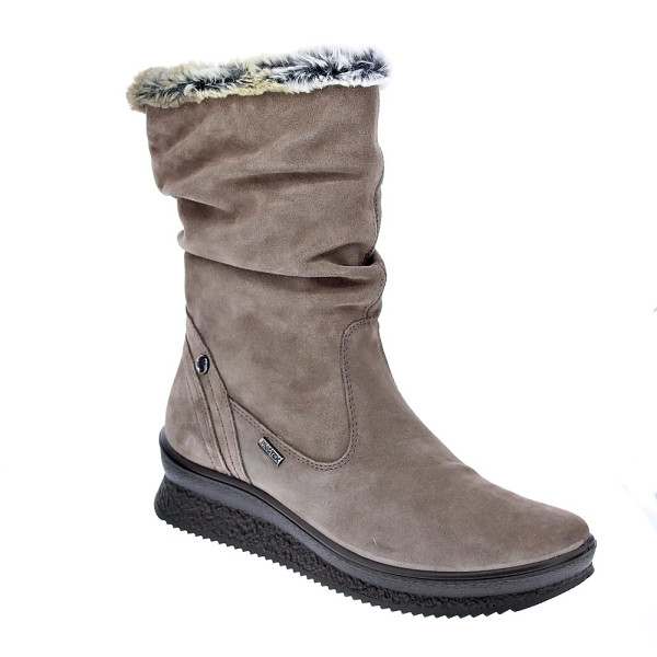 Botines Imac zapatos Mujer modelo 656539 Beige Cremallera