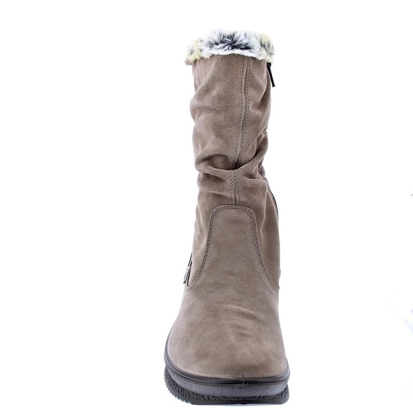 Botines Imac zapatos Mujer modelo 656539 Beige Cremallera