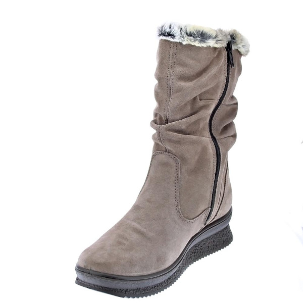 Botines Imac zapatos Mujer modelo 656539 Beige Cremallera