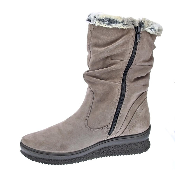 Botines Imac zapatos Mujer modelo 656539 Beige Cremallera