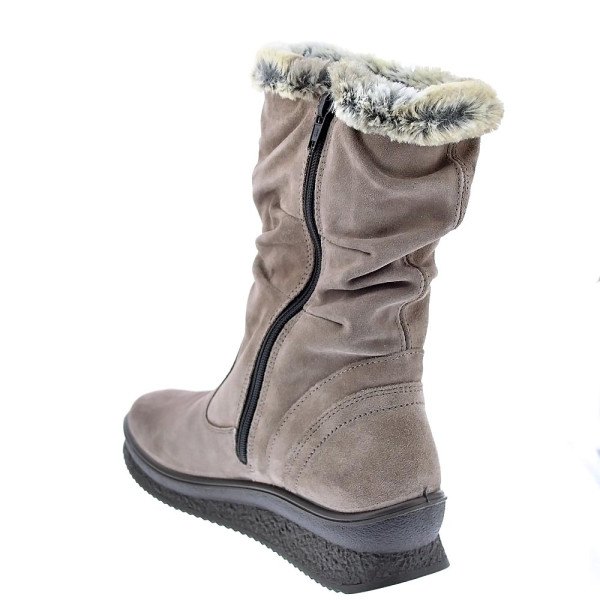 Botines Imac zapatos Mujer modelo 656539 Beige Cremallera