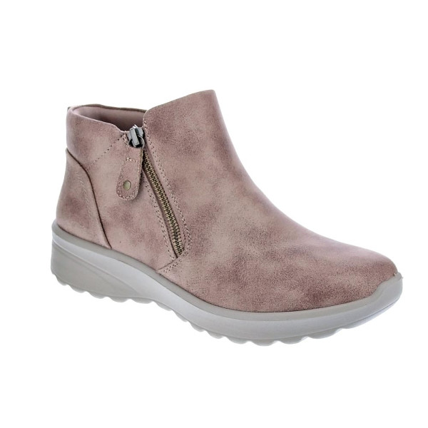 Botines Skechers zapatos Mujer modelo Lovely Vibe Marrón Cremallera