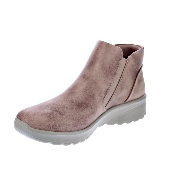 Botines Skechers zapatos Mujer modelo Lovely Vibe Marrón Cremallera