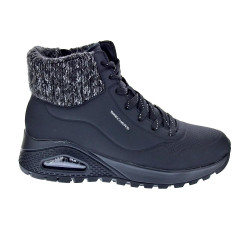 Zapatillas botas Skechers zapatos Mujer modelo Uno Rugged Women Negro Cremallera