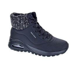 Zapatillas botas Skechers zapatos Mujer modelo Uno Rugged Women Negro Cremallera 2