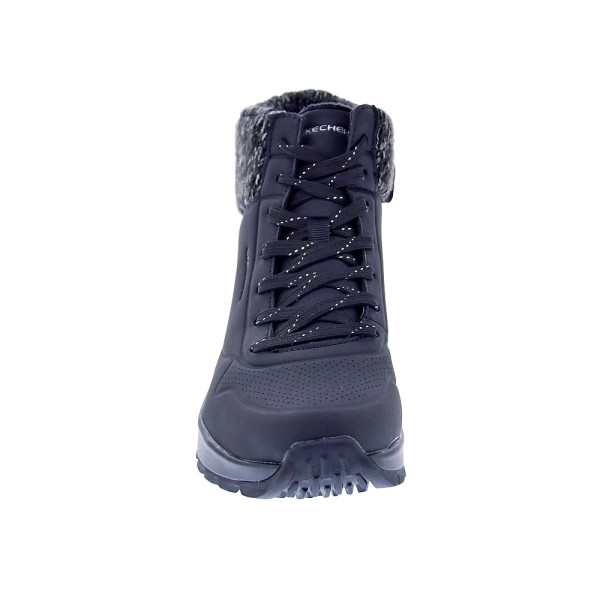 Zapatillas botas Skechers zapatos Mujer modelo Uno Rugged Women Negro Cremallera