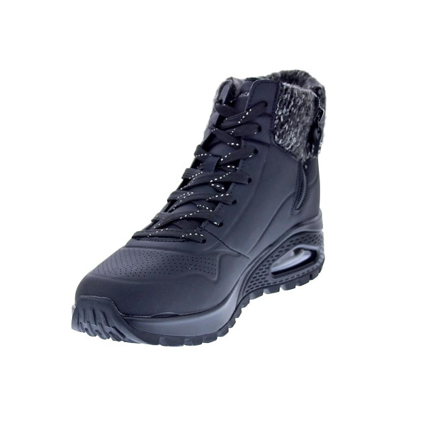 Zapatillas botas Skechers zapatos Mujer modelo Uno Rugged Women Negro Cremallera