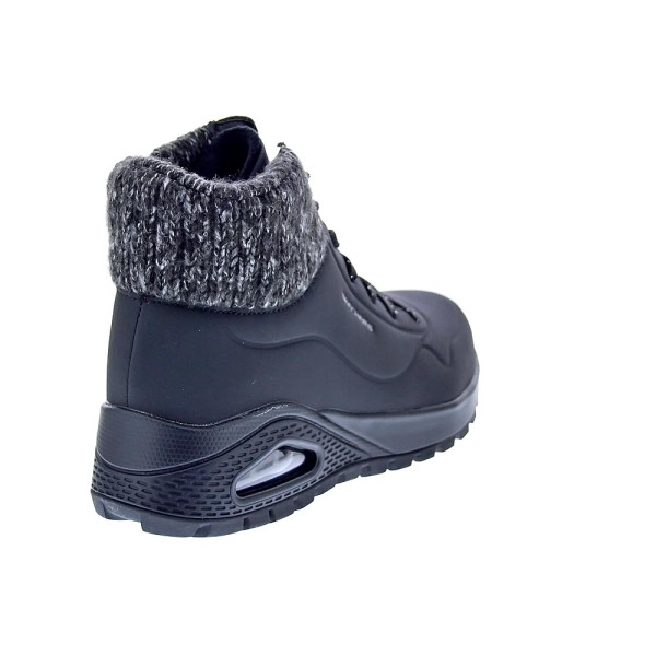 Zapatillas botas Skechers zapatos Mujer modelo Uno Rugged Women Negro Cremallera