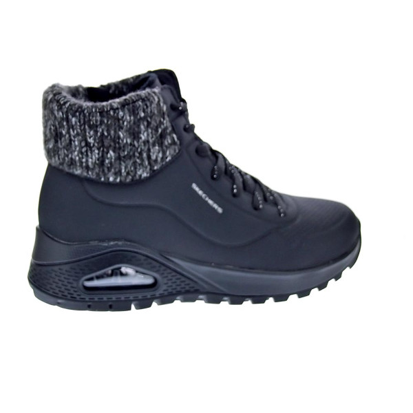 Zapatillas botas Skechers zapatos Mujer modelo Uno Rugged Women Negro Cremallera