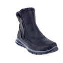 Botines Skechers zapatos Mujer modelo Synergy Negro Cremallera