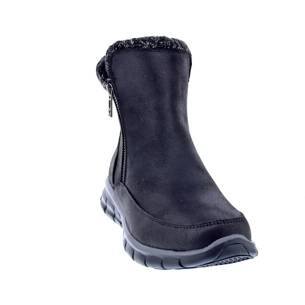 Botines Skechers zapatos Mujer modelo Synergy Negro Cremallera
