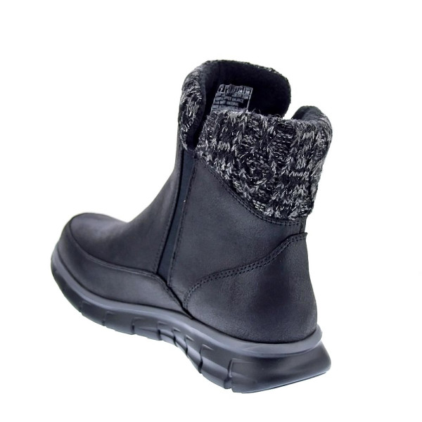 Botines Skechers zapatos Mujer modelo Synergy Negro Cremallera