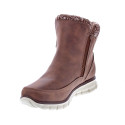 Botines Skechers zapatos Mujer modelo Synergy Marrón Cremallera