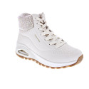 Zapatillas botas Skechers zapatos Mujer modelo Uno Rugged Blanco Cremallera