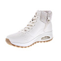 Zapatillas botas Skechers zapatos Mujer modelo Uno Rugged Blanco Cremallera