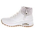 Zapatillas botas Skechers zapatos Mujer modelo Uno Rugged Blanco Cremallera