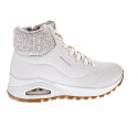Zapatillas botas Skechers zapatos Mujer modelo Uno Rugged Blanco Cremallera