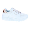 Zapatillas Skechers zapatos Niña modelo Uno Lite Blanco Cordón