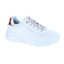 Zapatillas Skechers zapatos Niña modelo Uno Lite Blanco Cordón