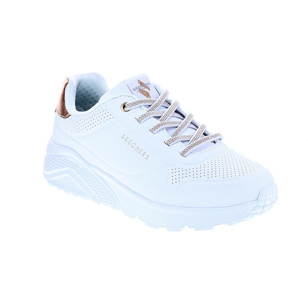 Zapatillas Skechers zapatos Niña modelo Uno Lite Blanco Cordón