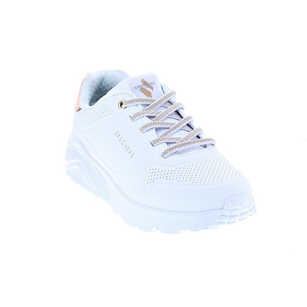 Zapatillas Skechers zapatos Niña modelo Uno Lite Blanco Cordón