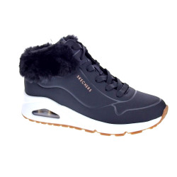 Zapatillas botas Skechers zapatos Niña modelo Uno Negro  2