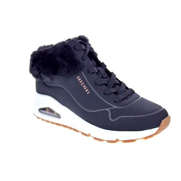 Zapatillas botas Skechers zapatos Niña modelo Uno Negro 