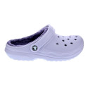 Zuecos Crocs zapatos Mujer modelo Classic Lined Violeta 