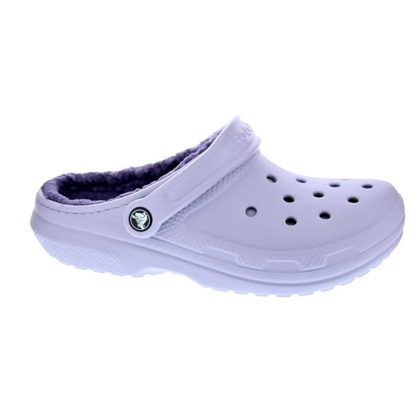 Zuecos Crocs zapatos Mujer modelo Classic Lined Violeta 