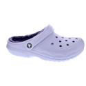 Zuecos Crocs zapatos Mujer modelo Classic Lined Violeta 