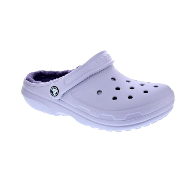 Zuecos Crocs zapatos Mujer modelo Classic Lined Violeta 