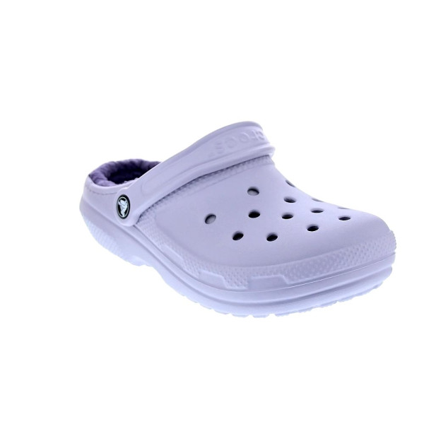 Zuecos Crocs zapatos Mujer modelo Classic Lined Violeta 