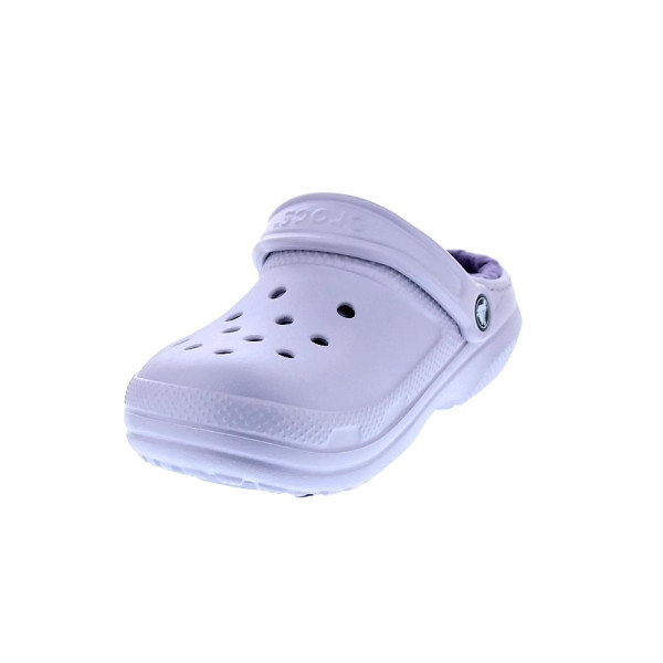 Zuecos Crocs zapatos Mujer modelo Classic Lined Violeta 