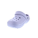 Zuecos Crocs zapatos Mujer modelo Classic Lined Violeta 