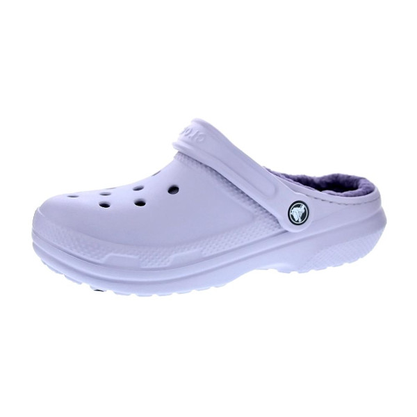 Zuecos Crocs zapatos Mujer modelo Classic Lined Violeta 