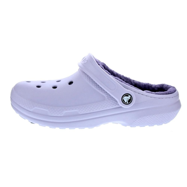 Zuecos Crocs zapatos Mujer modelo Classic Lined Violeta 