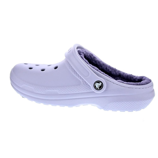Zuecos Crocs zapatos Mujer modelo Classic Lined Violeta 