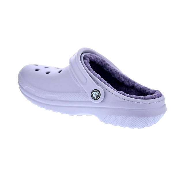 Zuecos Crocs zapatos Mujer modelo Classic Lined Violeta 