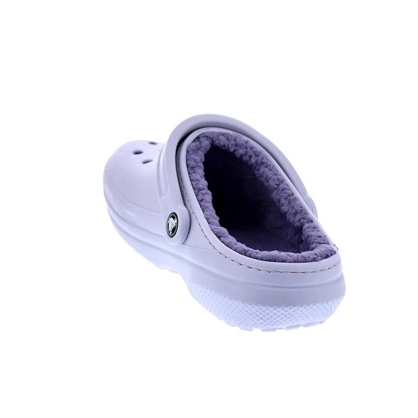 Zuecos Crocs zapatos Mujer modelo Classic Lined Violeta 