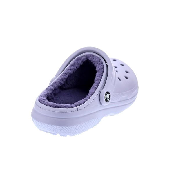 Zuecos Crocs zapatos Mujer modelo Classic Lined Violeta 