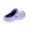 Zuecos Crocs zapatos Mujer modelo Classic Lined Violeta 