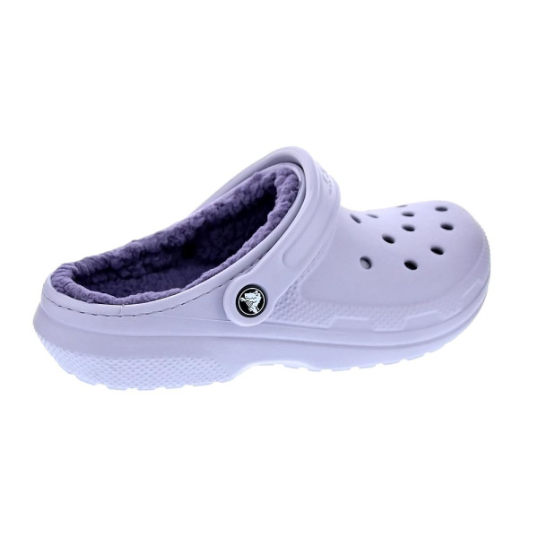Zuecos Crocs zapatos Mujer modelo Classic Lined Violeta 