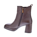 Botines Carmela zapatos Mujer modelo 161848 Marrón Cremallera