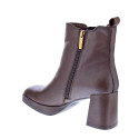 Botines Carmela zapatos Mujer modelo 161848 Marrón Cremallera