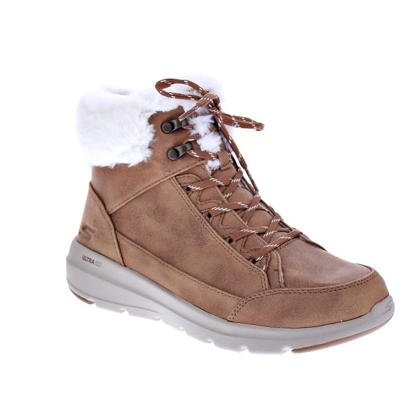 Botines Skechers zapatos Mujer modelo Onthego Marrón Cremallera