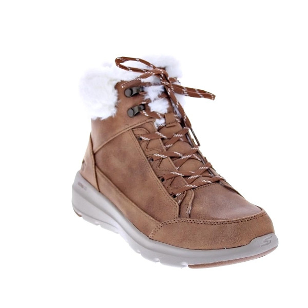 Botines Skechers zapatos Mujer modelo Onthego Marrón Cremallera