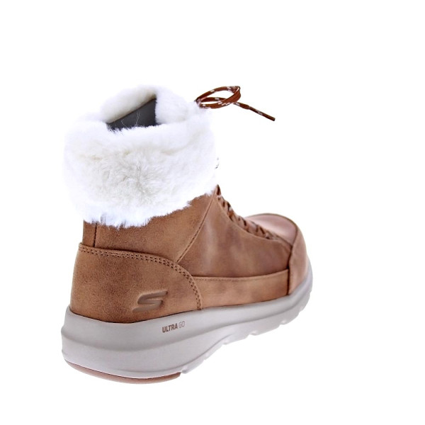 Botines Skechers zapatos Mujer modelo Onthego Marrón Cremallera