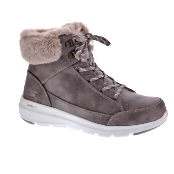 Botines Skechers zapatos Mujer modelo Onthego Marrón Cremallera