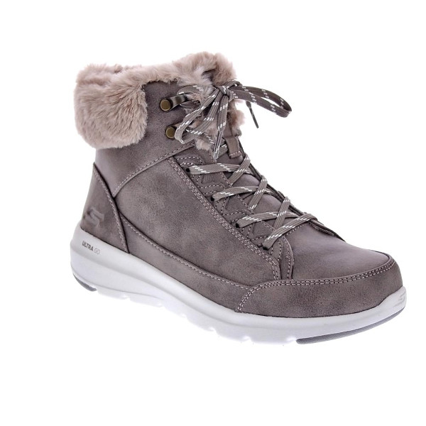 Botines Skechers zapatos Mujer modelo Onthego Marrón Cremallera