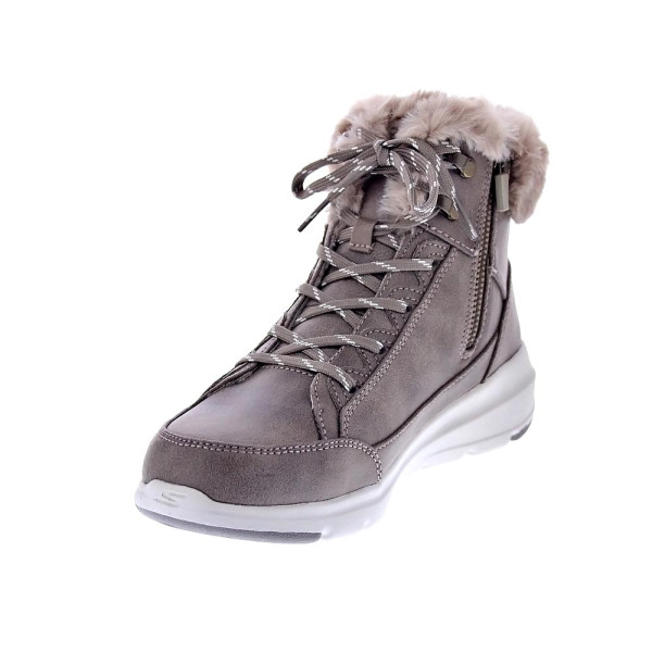 Botines Skechers zapatos Mujer modelo Onthego Marrón Cremallera